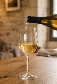 Verre de vin de Loire.